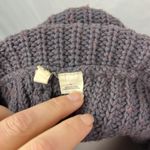 Moth Anthropologie chunky knit cowl neck oversized sweater size medium Gray Photo 6