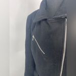 Mossino‎ pea coat blue and black womans size medium Photo 5
