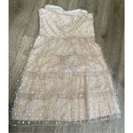 As You Wish As U Wish Sparkle Gem Rhinestone Mini Cocktail Strapless Dress Prom Medium New Photo 5