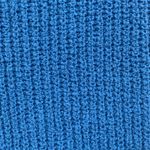 Free People  Beach FP Blue Ribbed Chunky Knit Sleeveless Cowl Neck Sweater NWT Photo 3