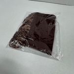 Beautiful Dark Brown Chiffon Pashmina or Shawl 57" x 22" Photo 12