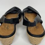 G.H. BASS & Co. Black Wedge Sandals Size 6.5 Photo 13