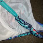 Bcg Tropical Teal/Blue Multicolor Foliage Tankini Swim Top & Bikini Bottoms Size 10 Photo 3