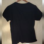 Gap NWT Women's Relaxed Fit Graphic Logo Crew Neck Short Sleeve Black Size Small Photo 3