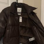 Abercrombie & Fitch  Leather Puffer Photo 4
