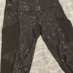Lululemon EUC Water: Sea-Me Run Crop Star Crushed Coal Black / Black size 4 Photo 1