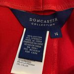 Doncaster  COLLECTION RED PANTS SIZE 14 inseam 29” waist 36”zipper side Photo 10