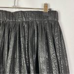 Versona  Black Faux Snake Leather Mini Skort S Photo 2