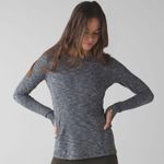 Lululemon  Kanto Catch Me Long Sleeve Coco Pique 8 Photo 0