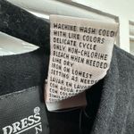 Sag Harbor  Black Faux Suede Sleeveless Cocktail Career Shift Dress Plus Size 18W Photo 7