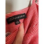 Shinestar wide leg Jumpsuit red/white striped size L Photo 2