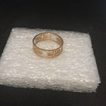 Handmade Golden cross stainless steel ring - Size 8.5 Photo 1