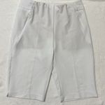 Tail Golf Shorts Womens 6 Stretch Essential White Chalk Knit Active Easy Care Photo 1