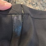 Magaschoni  NEW YORK Black Pants w/ Leather Trim, Side Zipper Size 14 NWOT #0822 Photo 8