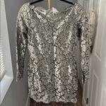 Calvin Klein VTG x Bergdorf Goodman FW 1991 Iconic Silver Metallic Mini Dress 4 Photo 4