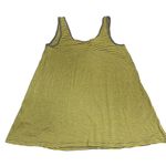 Kensie PIECES Stripe Gray Yellow Green Summer Yoga Gym Tank Top 1 Pocket Photo 8