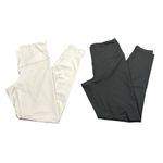 Yogalicious  Lux Leggings Bundle of 2 Black Gray Womens Size Small Photo 1