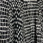 Milano Giraffe Print Knit Full Skirt Poodle Skirt 50s Black White Small 26" Photo 1