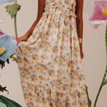 Anthropologie NWT Love The Label x Liberty London Penida Ruffle V-Neck Dress S Photo 0