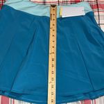 Zelos  medium stretch woven pleat skort medium impact elastic waistband lined NWT Photo 6