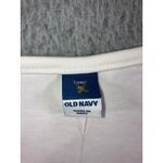 Old Navy Luxe V Neck Short Sleeve T Shirt Women XL White Basic Everyday Tee Photo 3