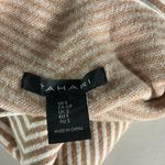 Tahari  Brown and White Striped Women's Sweatshirt Photo 3