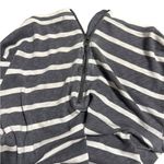 J.Crew  Gray & White Striped 3/4 Sleeve Top Nautical Chic Soft Girl Minimalist S Photo 7
