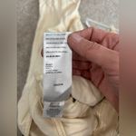 Pilcro and the Letterpress Anthropologie Pilcro Denim Overalls Cream size 26 adjustable straps Photo 7