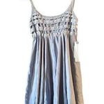 O'Neill  KINLEY Light Blue Crochet Bodice beach vacation Mini Junior's Dress XS Photo 0