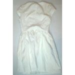 Juicy Couture New  Dress Short Womens 6 NWT $198 Off White Floral Brocade Textur Photo 2