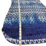 BeachLunchLounge Tasseled Blue Sleeveless Shift Dress Large Photo 7