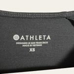 Athleta Pacifica Wrap Front Quarter Zip Black Tee Size XS Photo 5