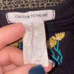 Caution to the Wind ✨ Sunflower Embroidered Crop Tank Top✨ Photo 4