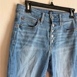 Gap Denim Curvy True Skinny Mid Wash Denim Button Fly High Rise Jeans Womens 6P Photo 1