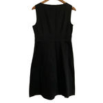 Spense Black Dress Side Zipper V Photo 1