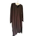 Frankie Shop Brown Wool Cashmere Midi Sweater Dress M/L Knit Cozy Fall Lagenlook Size M Photo 3