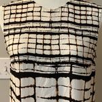 MM.LaFleur  black, white & brown sleeveless tunic. Medium. Photo 4