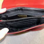 Giani Bernini EUC  Red Pebble‎ Leather Crossbody Handbag Purse Photo 4