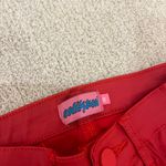 Edikted Red Leather Pants Photo 1