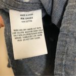 Gap  1969 Cotton Blue Denim White Polka Dots Button Up Long Sleeve Shirt Top Photo 4