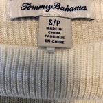 Tommy Bahama  Sweater Boat Neck Pullover Striped Ribbed Hem Striped Cream S Photo 20