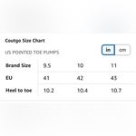 Coutgo Women’s Pointed Toe High Heels Pumps Patent Suede Stiletto Heels Red 10 Photo 12