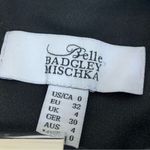 Badgley Mischka | XS-S | Flirty Shift Cocktail Mini Dress Mumu Silver Accent Photo 3