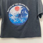 J. Galt Natives Of The Golden Coast Tee Short Sleeve Black Burnout ~ One Size Photo 7