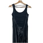 Koral  Jet Infinity Jumpsuit Women’s Medium Black Strappy Back Bodysuit Stretch Photo 6