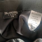 BLANK NYC  Black Vegan Leather 21" Pull On Pencil Straight Skirt Women SZ 6 Photo 2