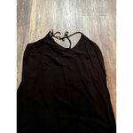 Old Navy Slinky Black Slip Maxi Dress XL 90s Retro Minimalist Dark Feminine Whimsygoth Photo 3