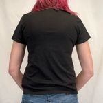 Time and Tru Women's Bridesbabe Tee T Shirt M Med Medium Black Light Blue V Neck Photo 1