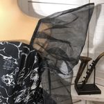 Disney Vintage NYC Cheshire Cat Blouse Black White Medium Photo 5