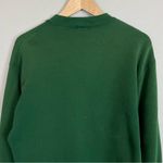 Vintage Christmas Sweatshirt Embroidered Holiday Ugly Sweater Unisex Large Green Photo 10